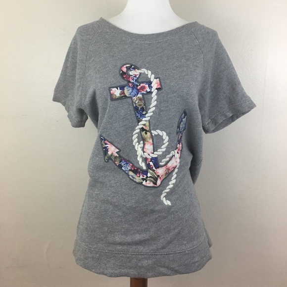 J. Crew Terry Tee in Floral Anchor - Picture 3 of 8